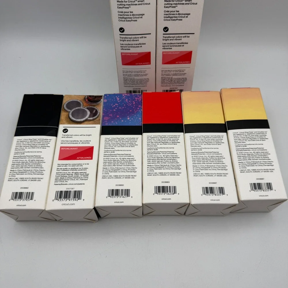 Cricut Infusible Ink Transfer Sheets Mixed Bundle 8pk Multicolor Heat Activated